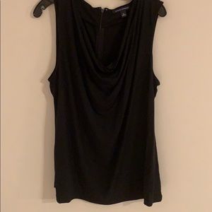 Adorable black drape top from banana republic.